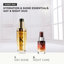 Load image into Gallery viewer, Elixir Ultime Hair Oil &amp; Nutritive 8h Magic Night Serum Luxury Duo Holiday Gift Set
