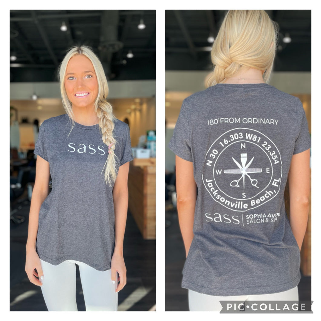 T shirt SASS District Grey Women's fit Medium